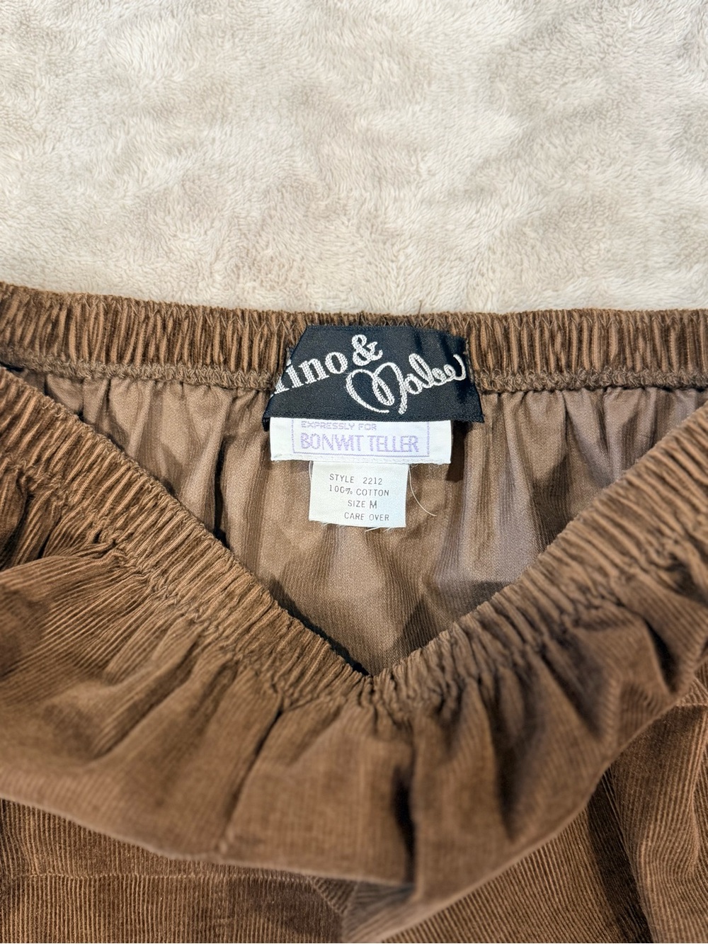 Vintage‎ Hino & Malee for Bonwit Teller Corduroy Academia School Skirt - Picture 5 of 6